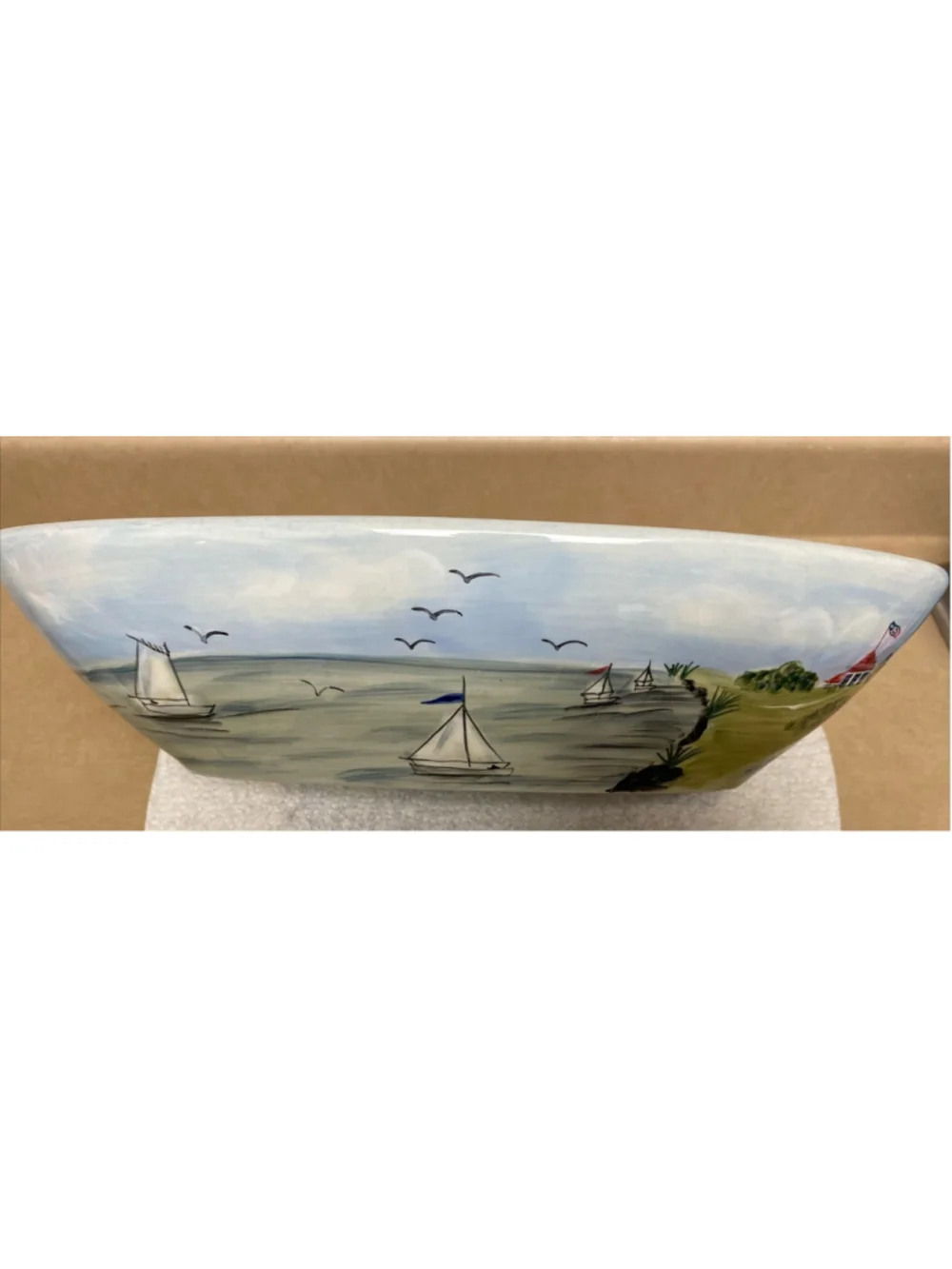 Oval Vegetable Bowl Nantucket Shoreline Sakura 13